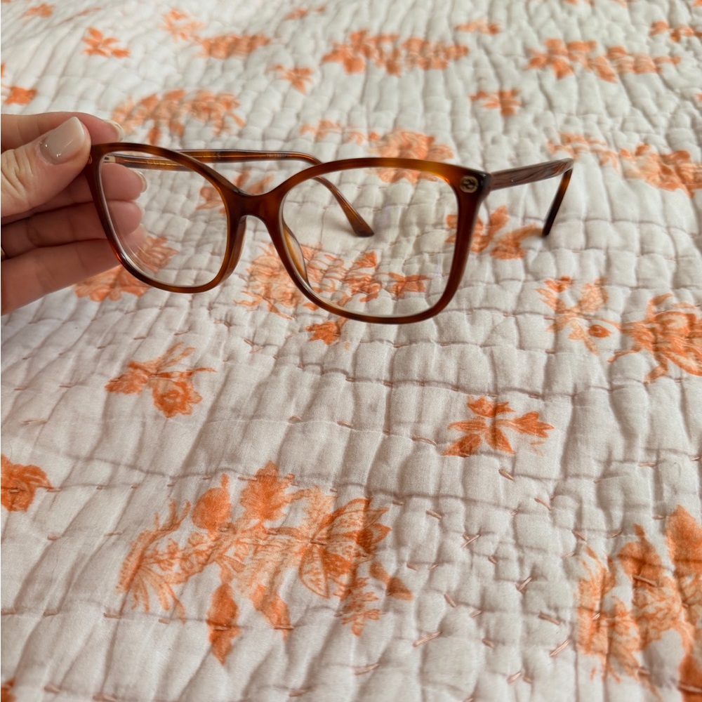 Gucci Brown Cateye Eyeglasses GG0026O - Picture 5 of 10
